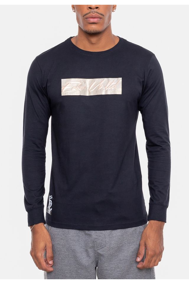 Camiseta-Ecko-Especial-Manga-Longa-Preta