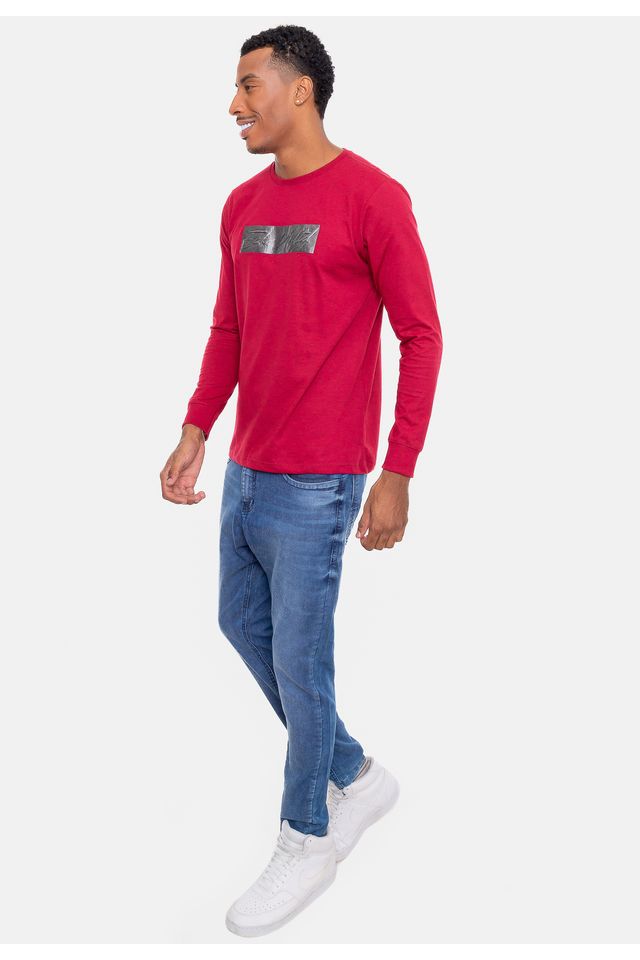 Camiseta-Ecko-Especial-Manga-Longa-Vermelha