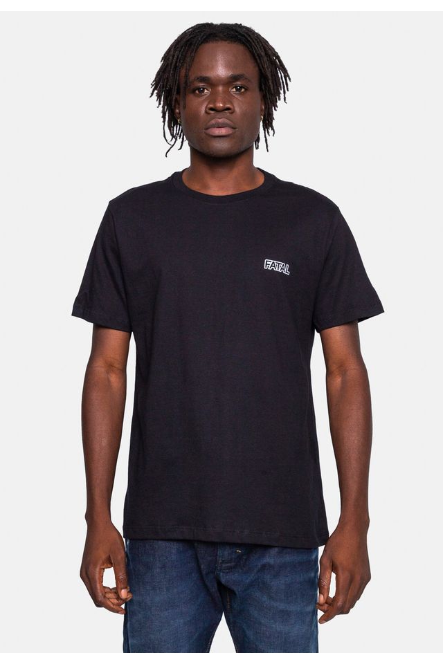 Camiseta-Fatal-Estampada-Preta Camiseta-Fatal-Estampada-Preta