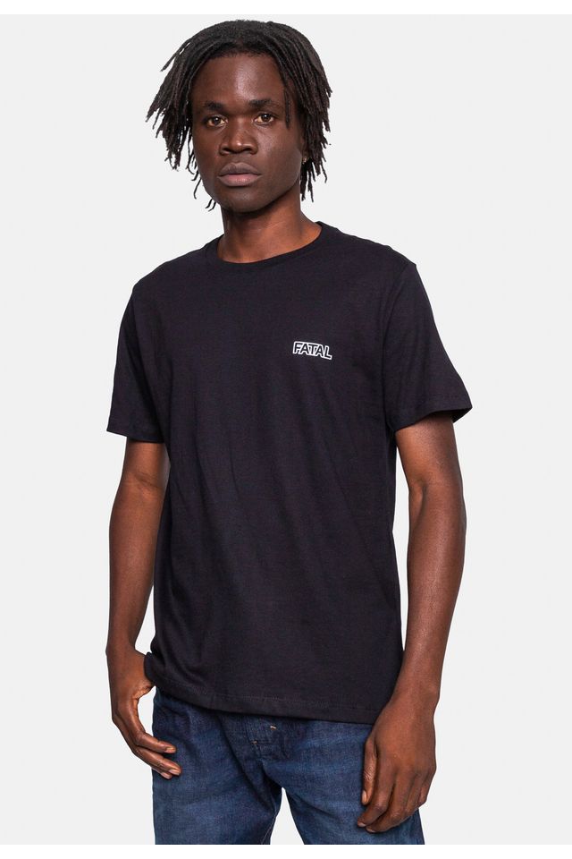 Camiseta-Fatal-Estampada-Preta
