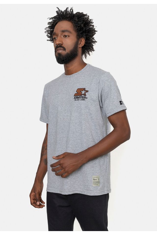 Camiseta-Starter-BL-Cinza-Mescla