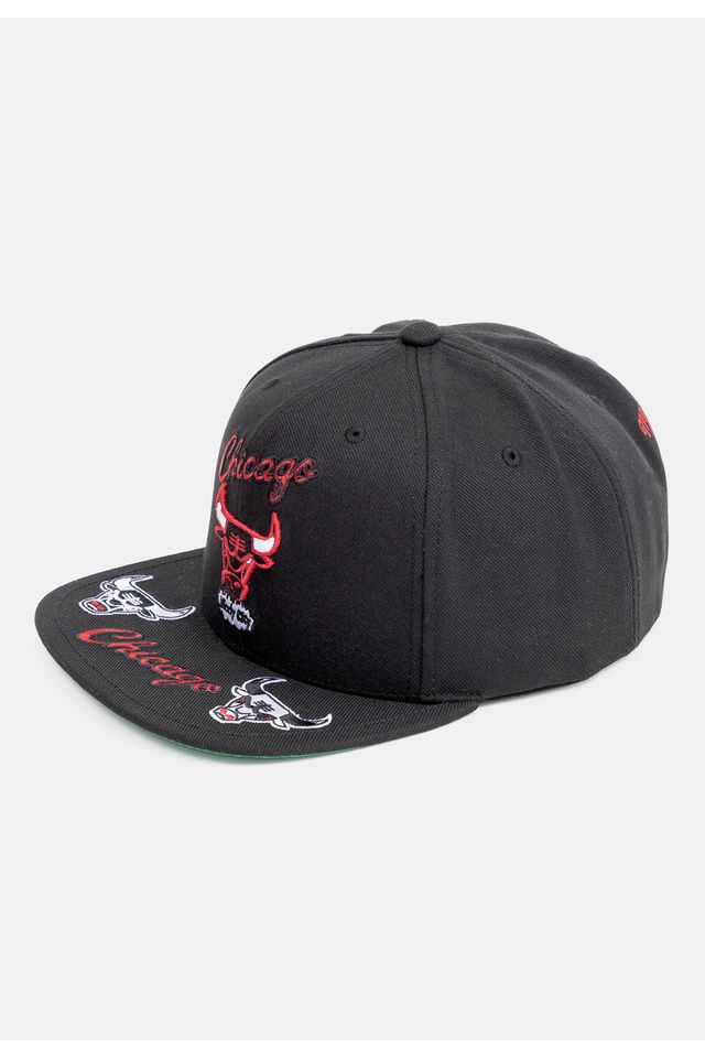 Bone-Mitchell---Ness-NBA-Front-Loaded-Snapback-Chicago-Bulls-Preto