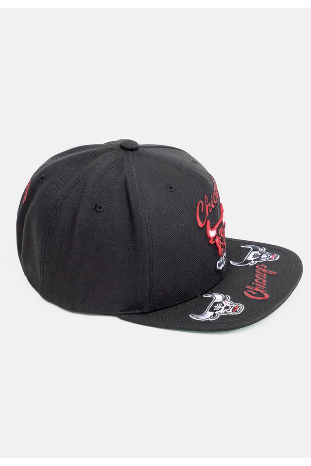 Bone-Mitchell---Ness-NBA-Front-Loaded-Snapback-Chicago-Bulls-Preto