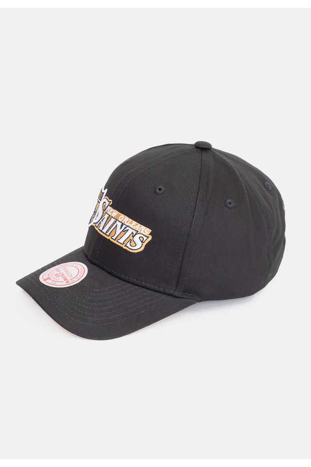 Bone-Mitchell---Ness-NFL-Oh-Word-Pro-Snapback-New-Orleans-Saints-Preto