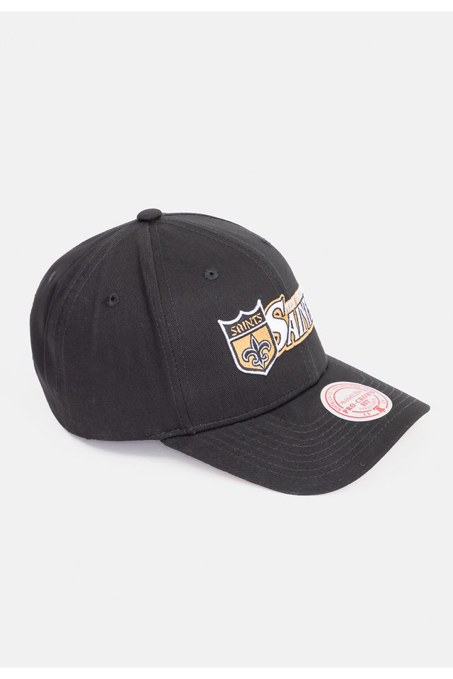 Bone-Mitchell---Ness-NFL-Oh-Word-Pro-Snapback-New-Orleans-Saints-Preto