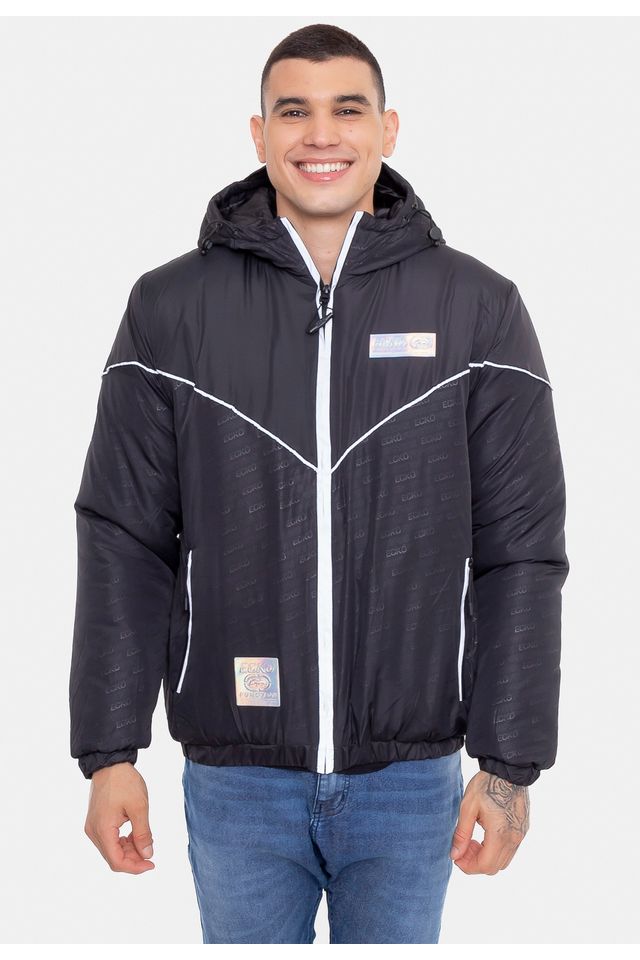 Jaqueta-Ecko-Leve-Preta Jaqueta-Ecko-Leve-Preta