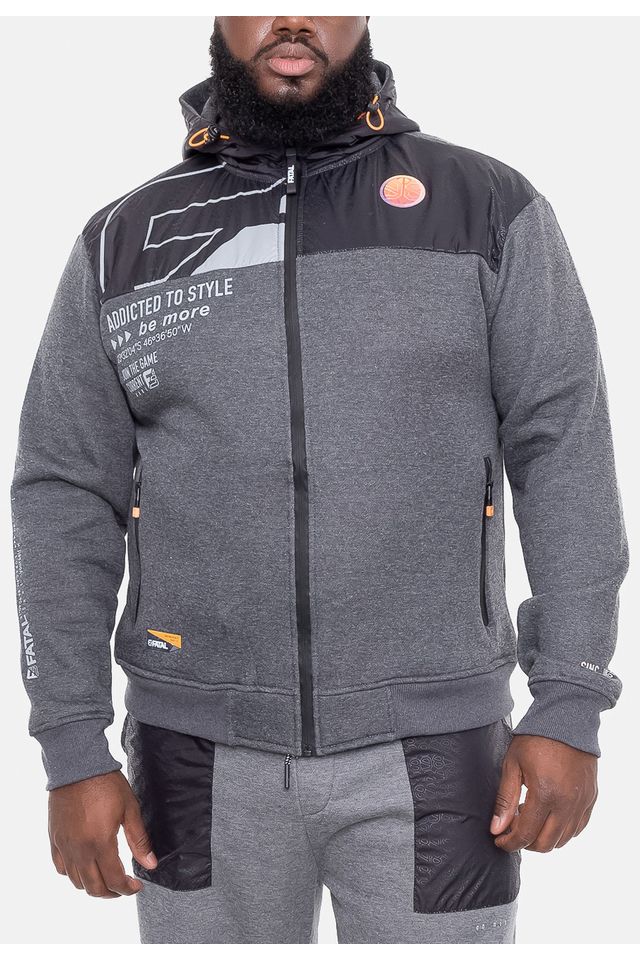 Moletom-Fatal-Plus-Size-Canguru-Aberto-Preta-Mescla