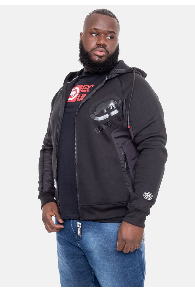 Moletom-Ecko-Plus-Size-Canguru-Aberto-Preta