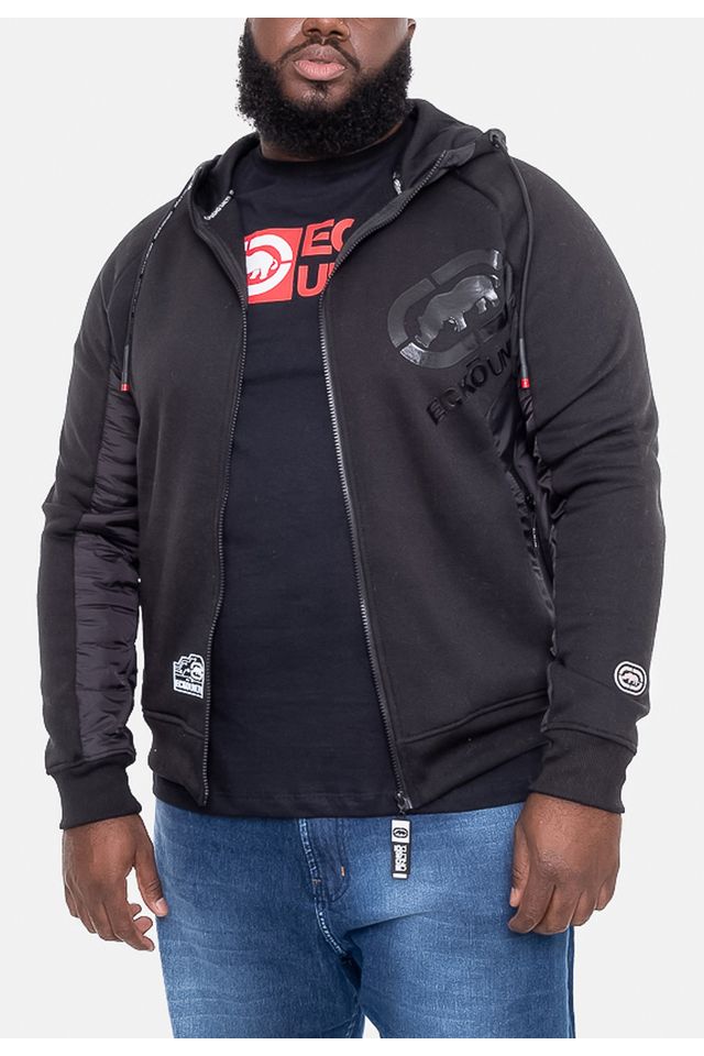 Moletom-Ecko-Plus-Size-Canguru-Aberto-Preta