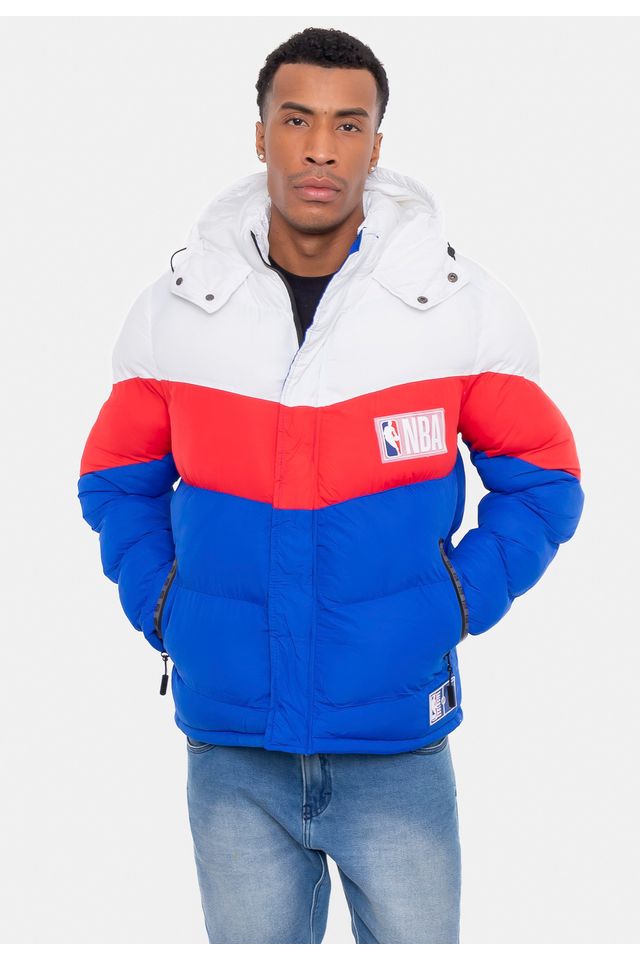 Jaqueta-NBA-Puffer-Branca