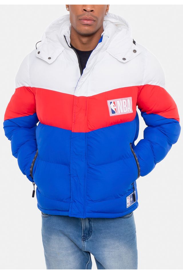 Jaqueta-NBA-Puffer-Branca
