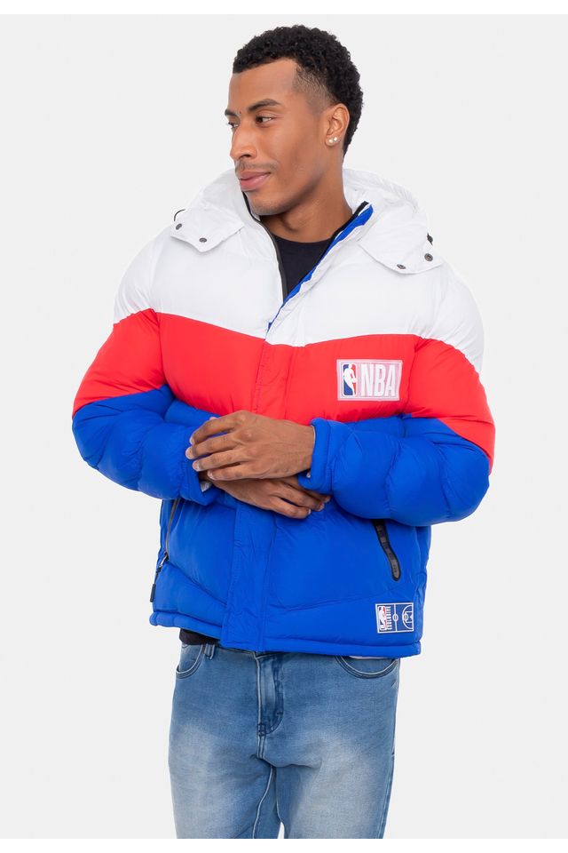 Jaqueta-NBA-Puffer-Branca
