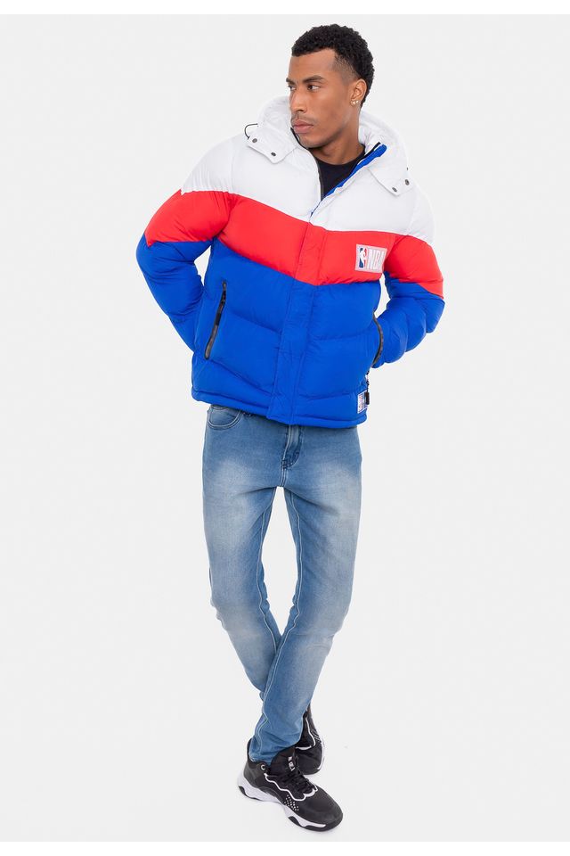 Jaqueta-NBA-Puffer-Branca