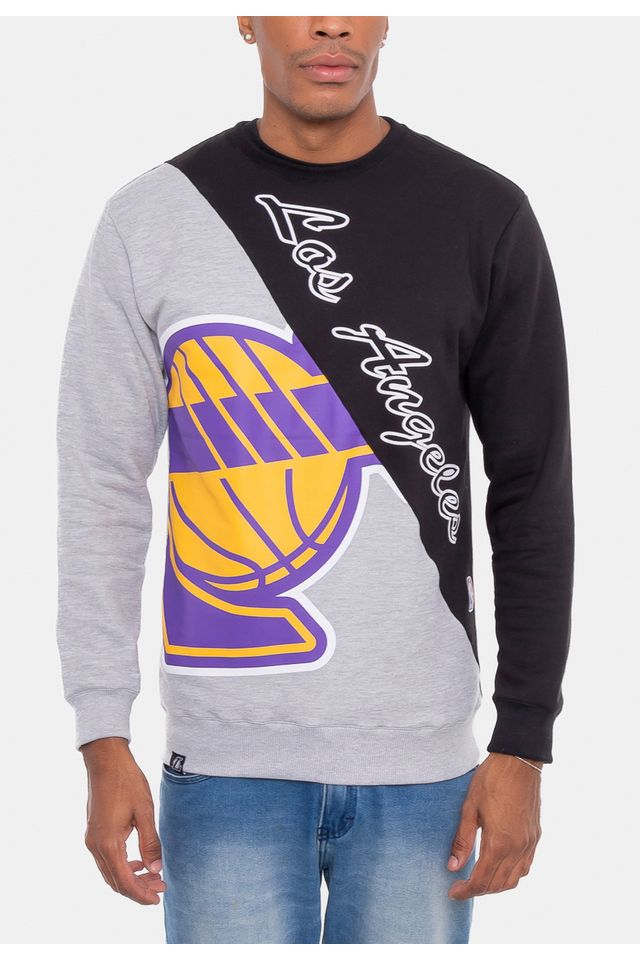 Moletom-NBA-Los-Angeles-Lakers-Preta