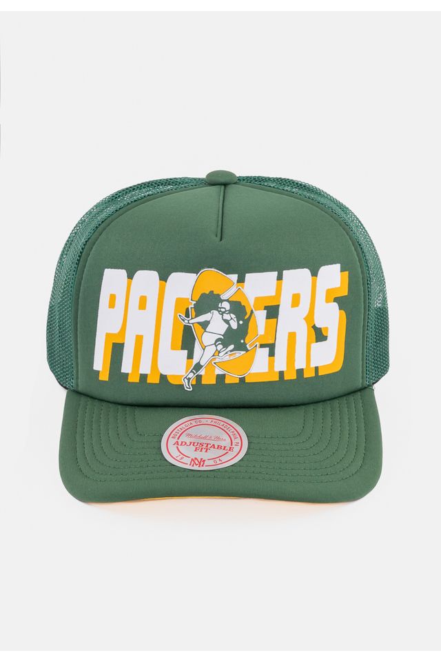Bone-Mitchell---Ness-Aba-Curva-Packers-Verde Bone-Mitchell---Ness-Aba-Curva-Packers-Verde