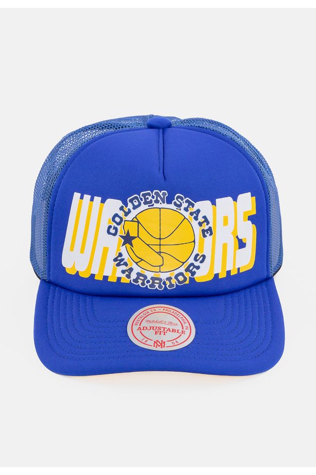 Bone-Mitchell---Ness-Aba-Curva-Golden-State-Warriors-Azul Bone-Mitchell---Ness-Aba-Curva-Golden-State-Warriors-Azul
