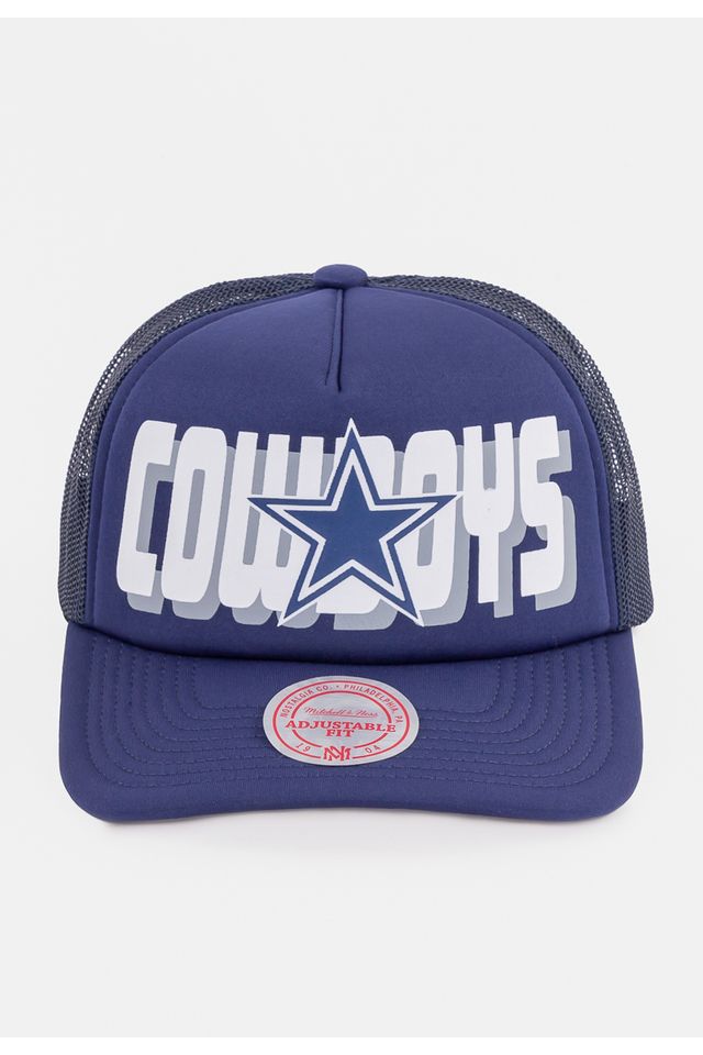 Bone-Mitchell---Ness-NFL-Aba-Curva-Cowboys-Azul-Marinho Bone-Mitchell---Ness-NFL-Aba-Curva-Cowboys-Azul-Marinho