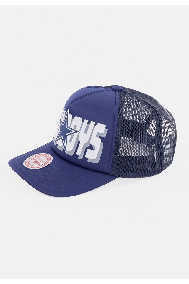 Bone-Mitchell---Ness-NFL-Aba-Curva-Cowboys-Azul-Marinho
