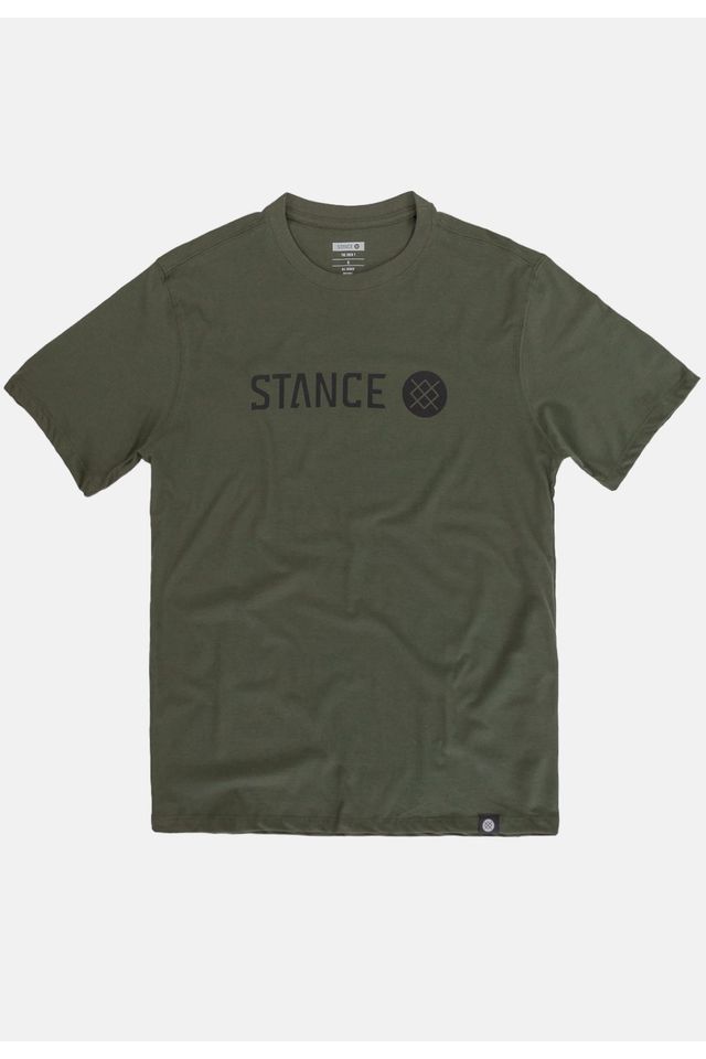 Camiseta-Stance-Estampa-Logo-Verde-Militar