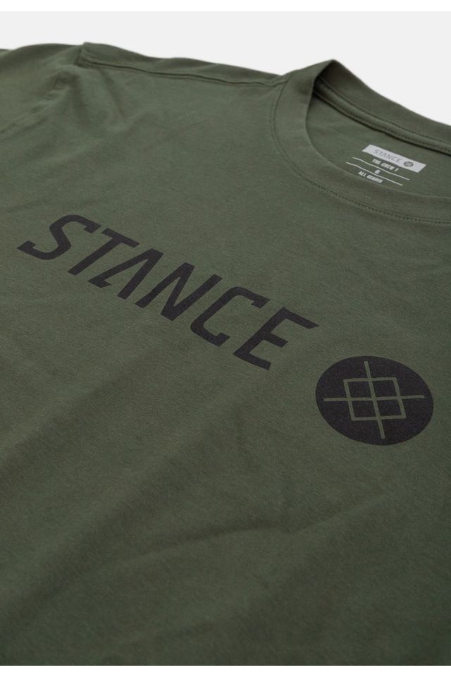 Camiseta-Stance-Estampa-Logo-Verde-Militar