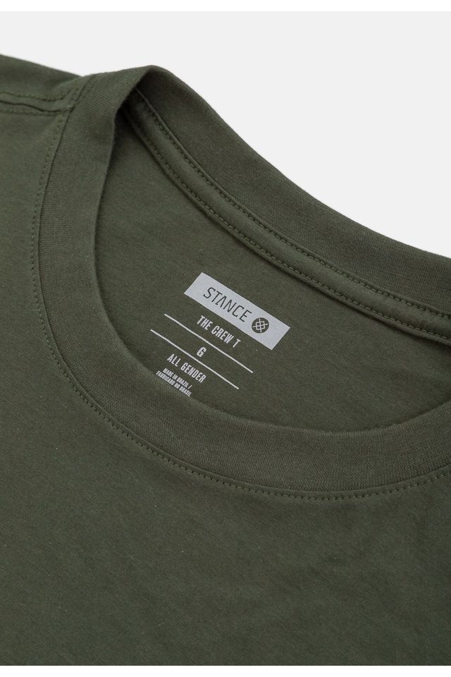 Camiseta-Stance-Estampa-Logo-Verde-Militar
