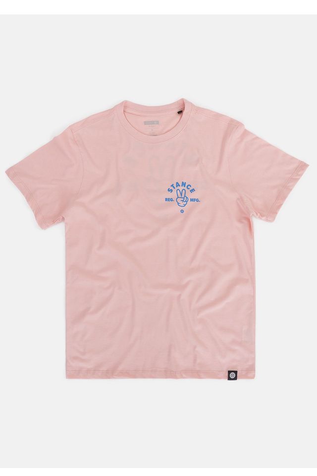 Camiseta-Stance-Estampa-Finger-Rosa