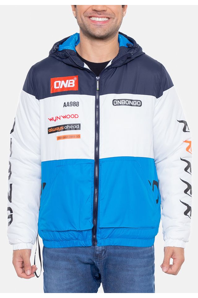 Jaqueta Onbongo Pesada Azul e Branca OnbongoBr - Main Image