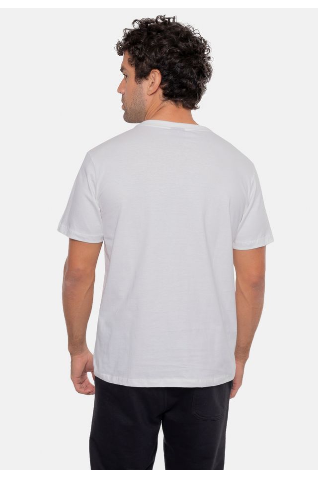 Camiseta-Ecko-Estampada-Branca