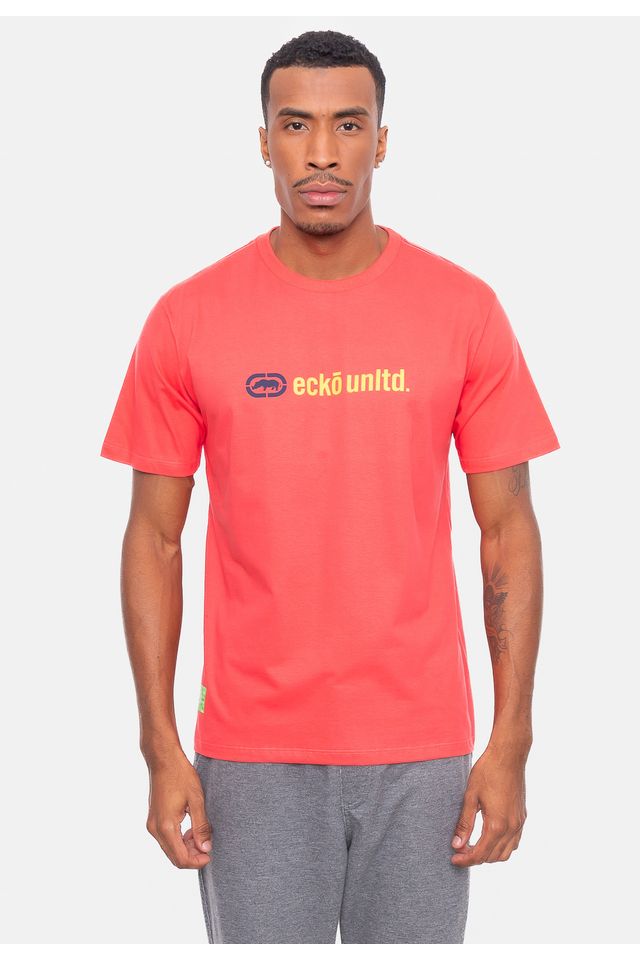Camiseta-Ecko-Estampada-Coral