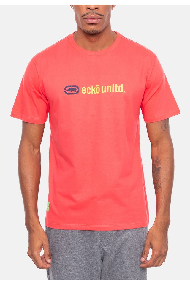 Camiseta-Ecko-Estampada-Coral