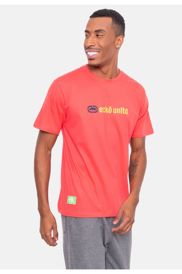 Camiseta-Ecko-Estampada-Coral