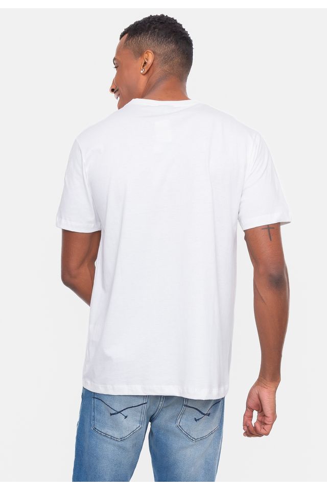Camiseta-Ecko-Estampada-Branca