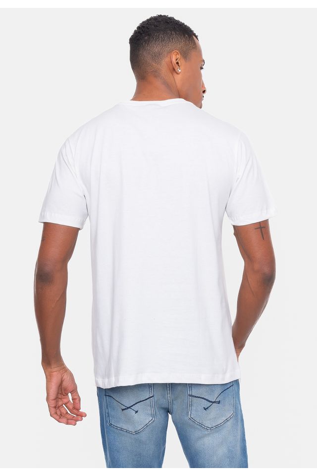 Camiseta-Ecko-Estampada-Branca