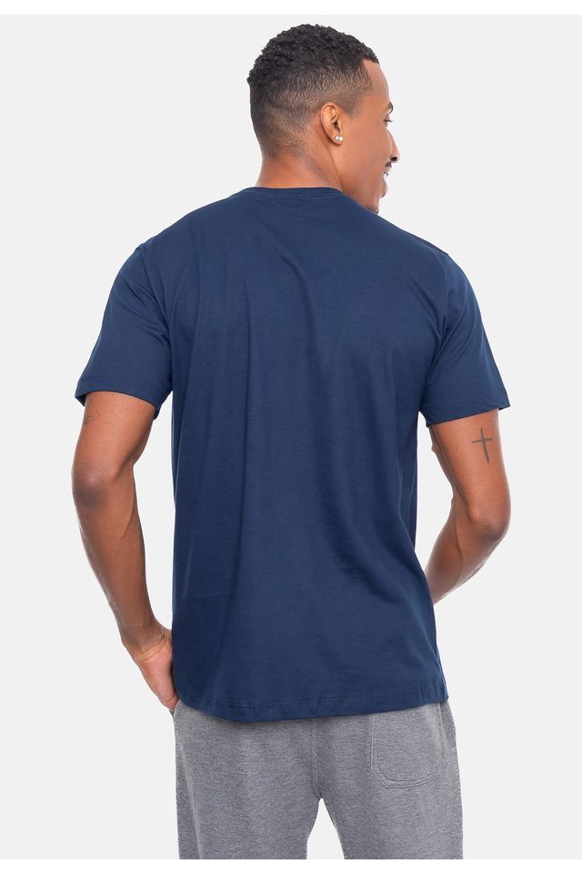 Camiseta-Ecko-Estampada-Azul-Marinho