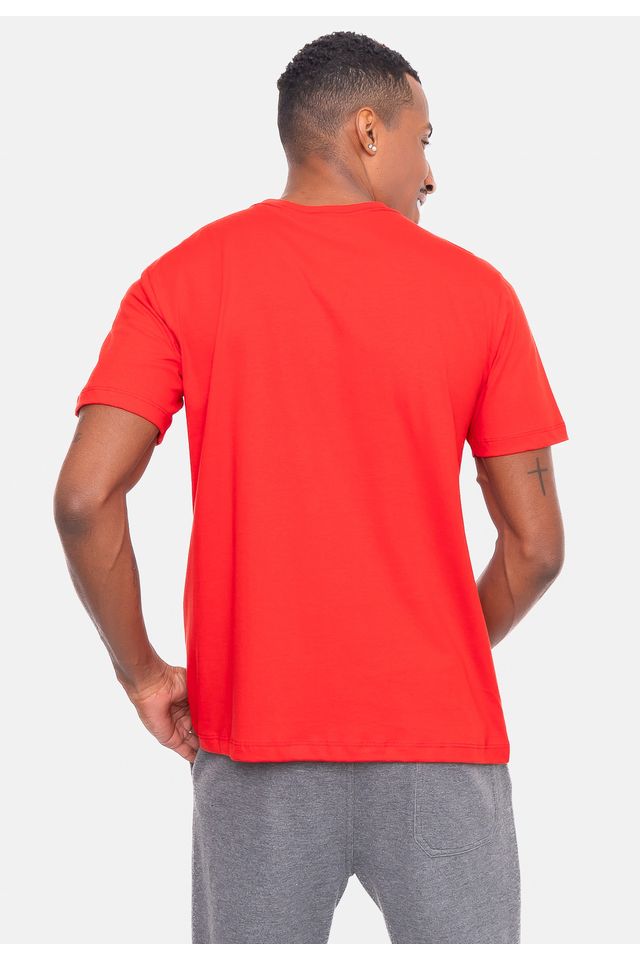 Camiseta-Ecko-Estampada-Vermelha
