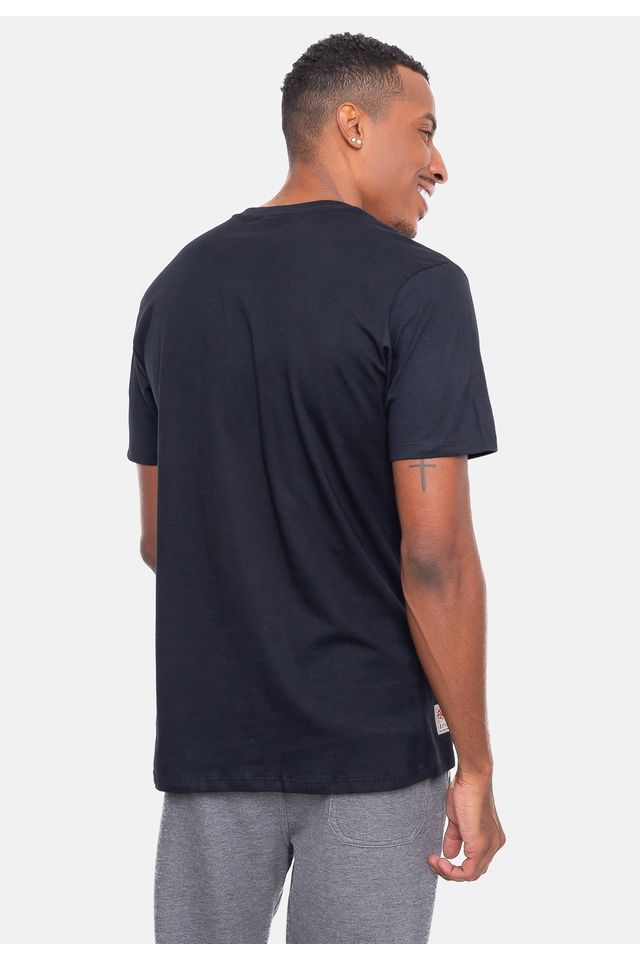 Camiseta-Ecko-Estampada-Preta