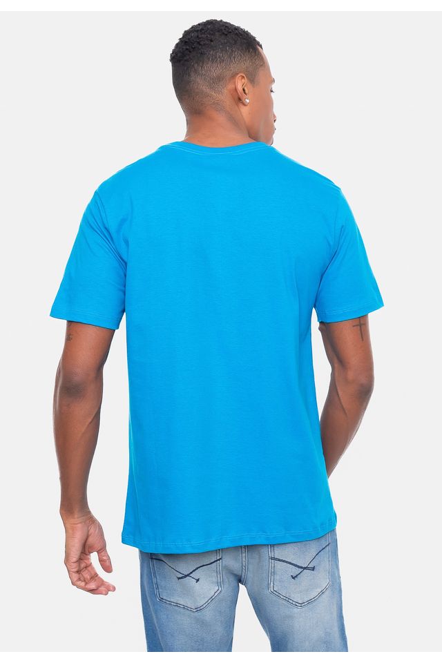 Camiseta-Ecko-Estampada-Azul