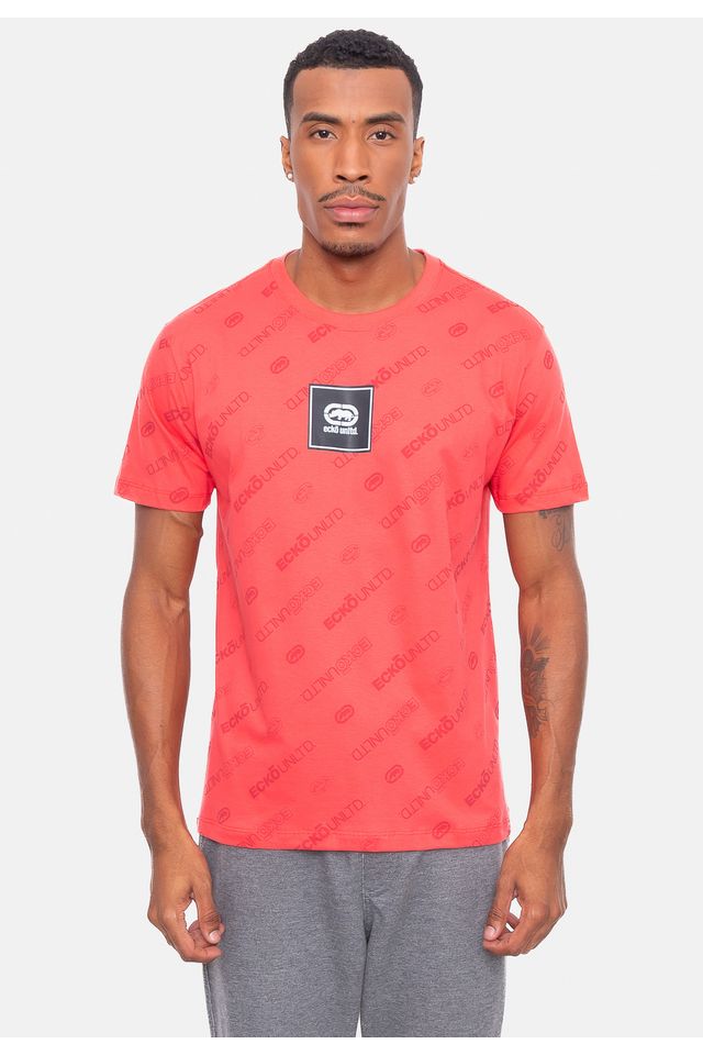 Camiseta-Ecko-Estampada-Coral