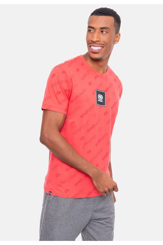 Camiseta-Ecko-Estampada-Coral