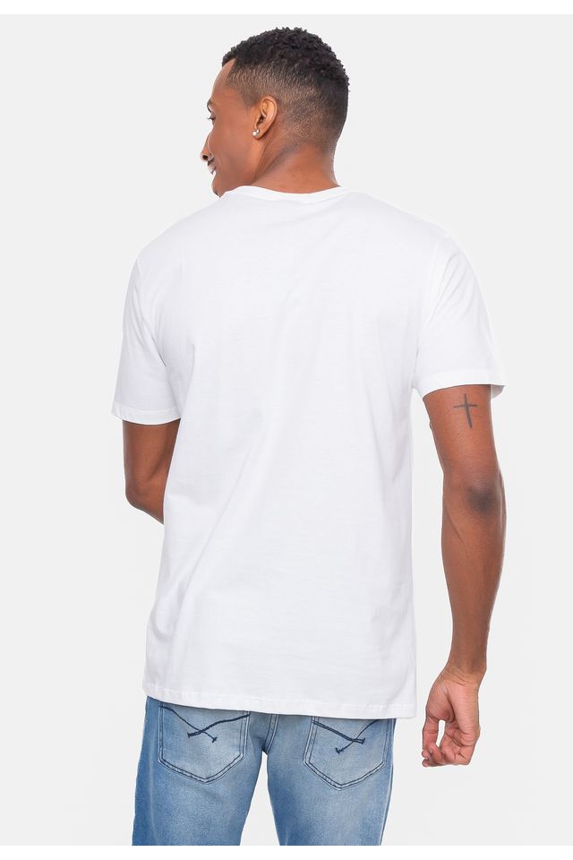 Camiseta-Ecko-Estampada-Branca