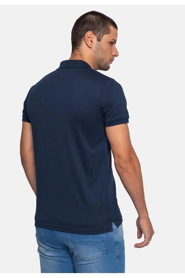 Camisa-Fatal-Polo-Piquet-Azul-Marinho