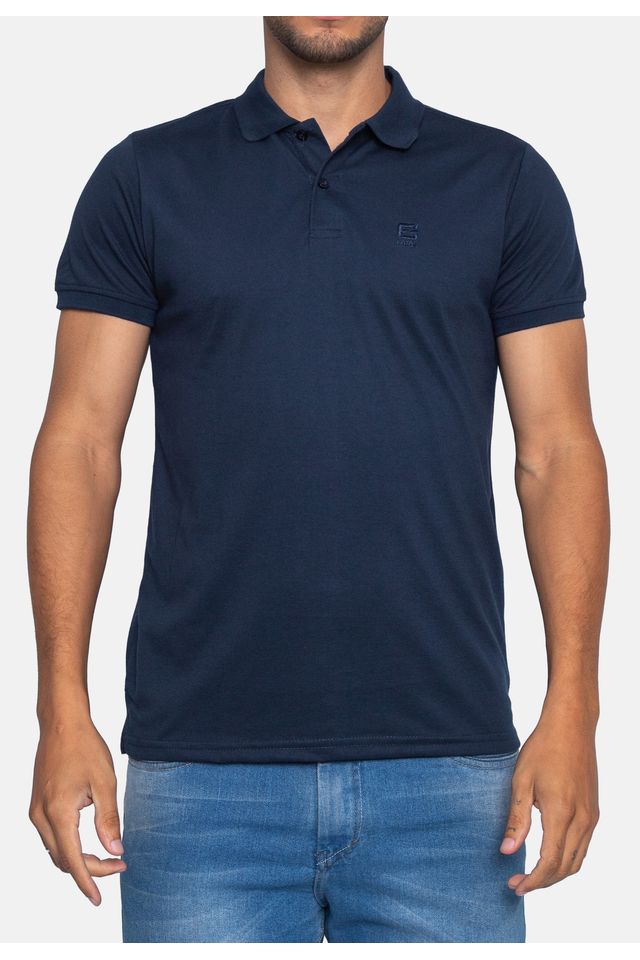 Camisa-Fatal-Polo-Piquet-Azul-Marinho