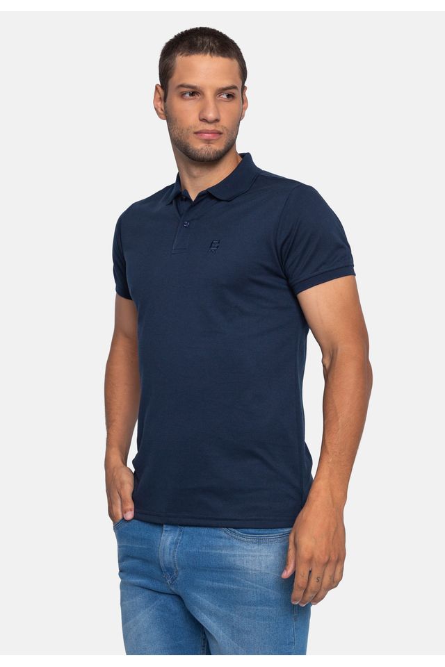 Camisa-Fatal-Polo-Piquet-Azul-Marinho