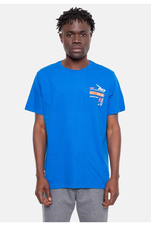 Camiseta-Onbongo-Estampada-Azul