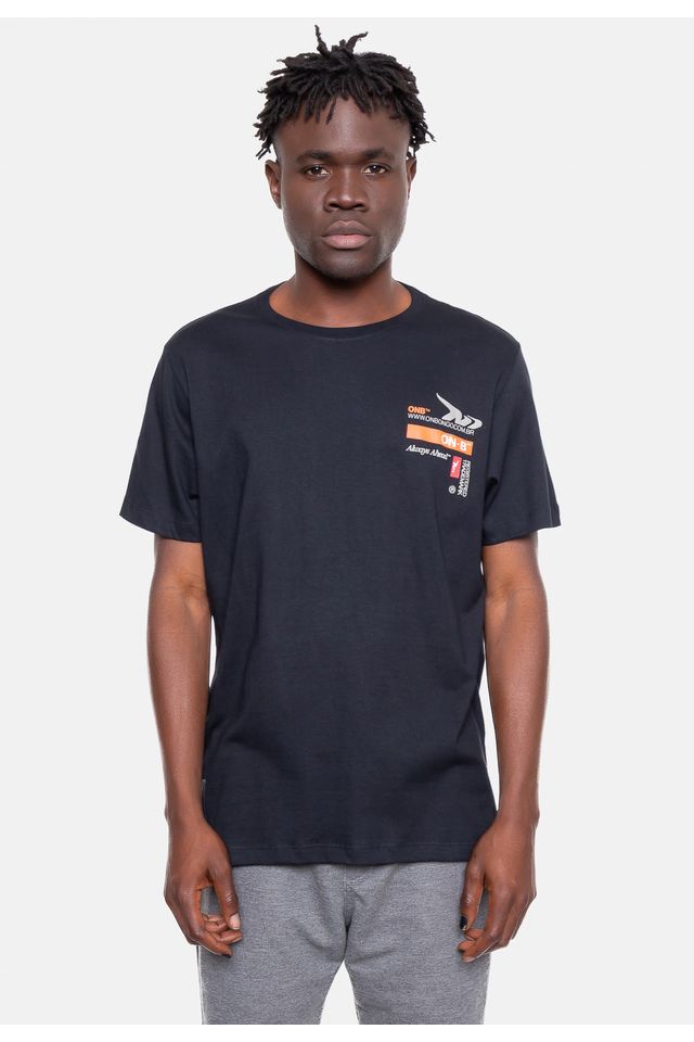 Camiseta-Onbongo-Estampada-Preta