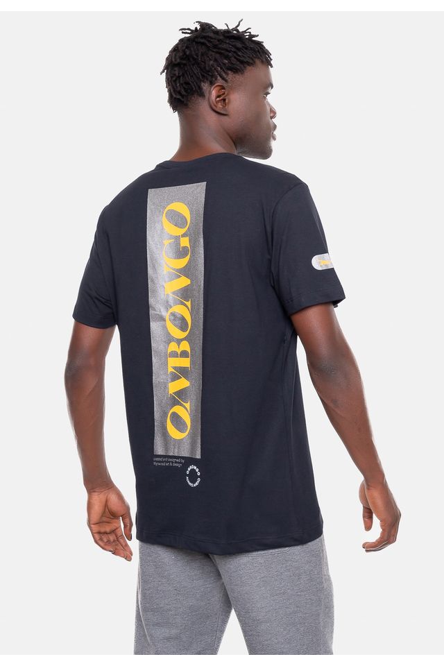 Camiseta-Onbongo-Estampada-Preta