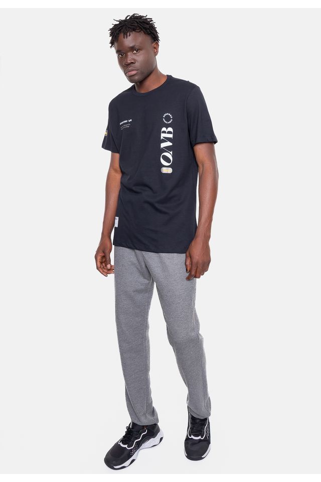 Camiseta-Onbongo-Estampada-Preta