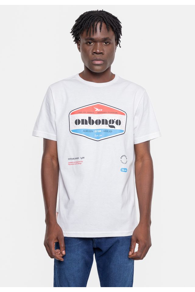 Camiseta-Onbongo-Masculina-Jade-Off-White Camiseta-Onbongo-Masculina-Jade-Off-White