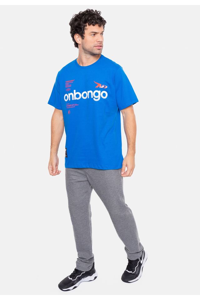 Camiseta-Onbongo-Estampada-Azul