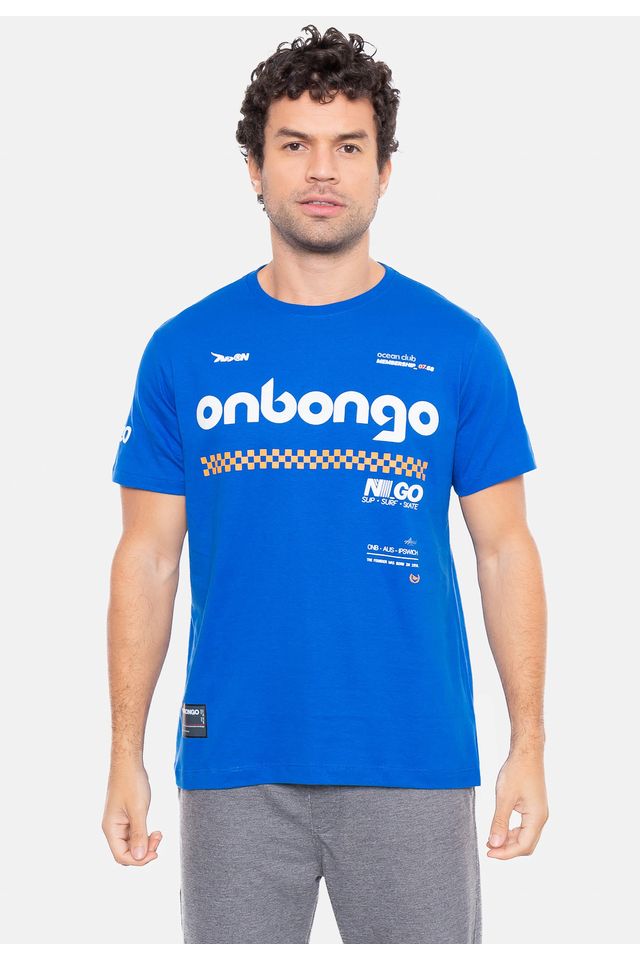 Camiseta-Onbongo-Estampada-Azul-Royal